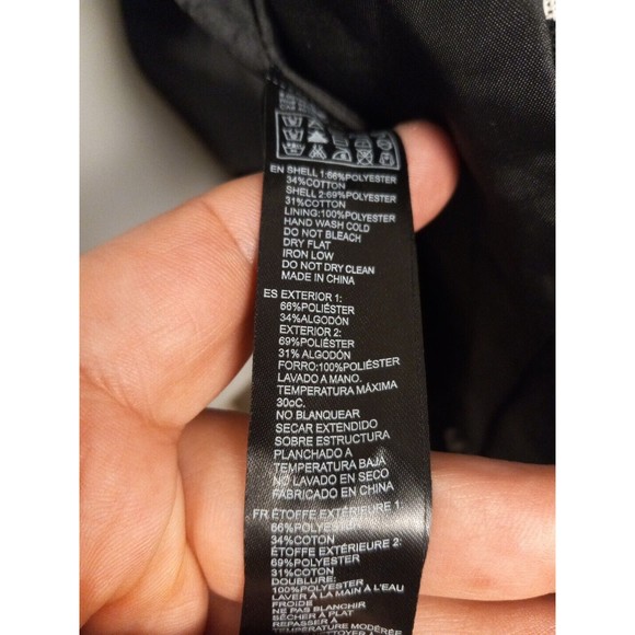 Forever 21 Womens Junior Black/white Astec Long Sleeve Jacket Size M - Picture 11 of 13